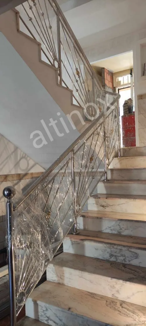 rampe d'escalier en inox