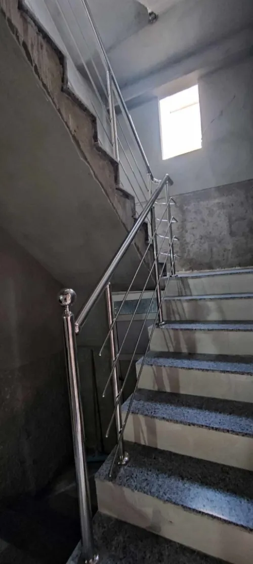 Rampe d'escalier en inox 