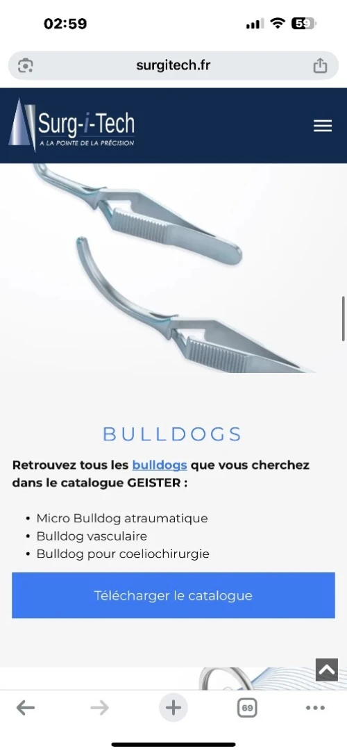 Instrumentation chirurgie cardiaque adulte et enfant 