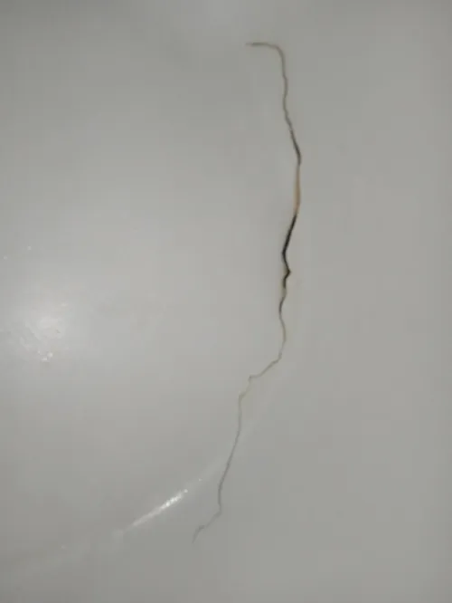 Reparation de benoire fissurer en fibre de verre