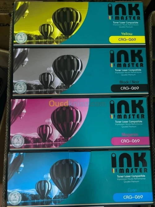 INK MASTER PACK DE TONER COMPATIBLE CRG-069 - POUR CANON i-SENSYS MF750 SERIES - NOIR & COULEUR