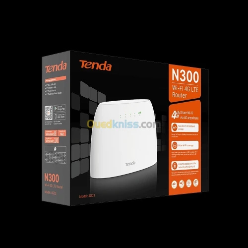 MODEM TENDA 4G03 N300 WIFI 4G LTE 150MBPS