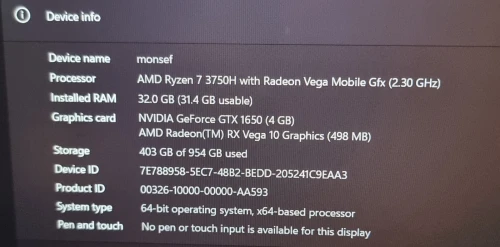 ASUS TUF Gaming FX505DT