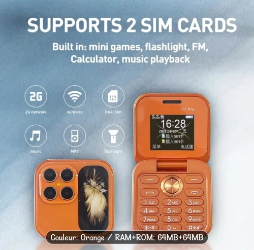Mini téléphone 2g I27
