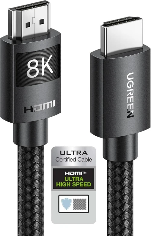 1 à 5 metres Câble HDMI 2.1 certifié UGREEN 8K à 60 Hz, ultra-rapide, 10K à 60 Hz, 4K à 240 Hz, cordon tressé