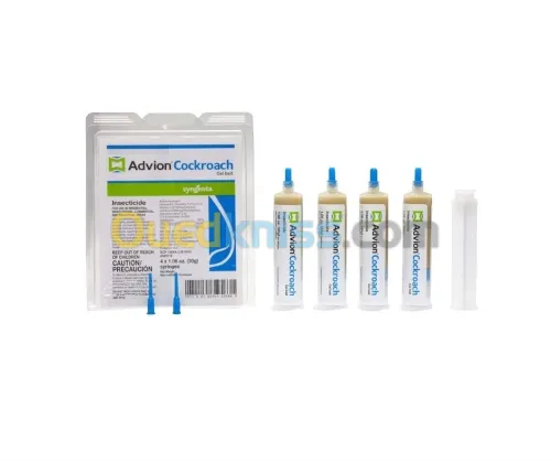 Pack 4 tubes gel ADVION 30 gr anti cafards européen ORIGINAL 