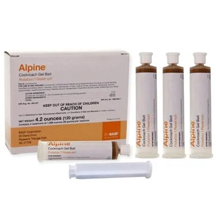 Pack 4 tubes gel ALPINE 30gr anti cafards by BASF ORIGINAL Allemagne 