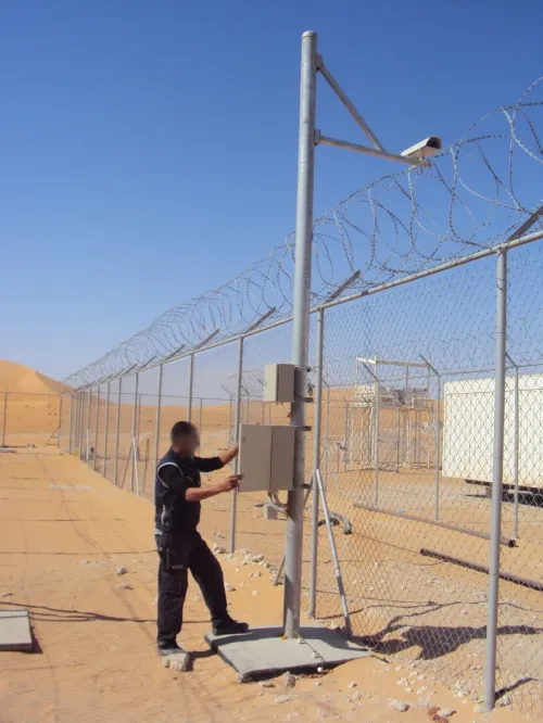 Infrastructures Télésurveillance Vidéosurveillance (Câblage, Poteaux & Armoires)