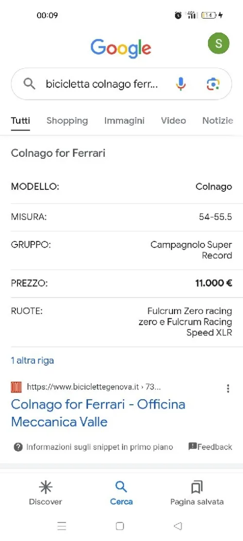 Biciclette Colnago ferrari 
