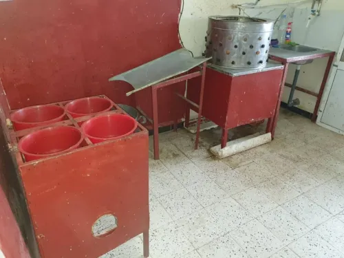 Déplumeuse et matériel d'abattage poulet 