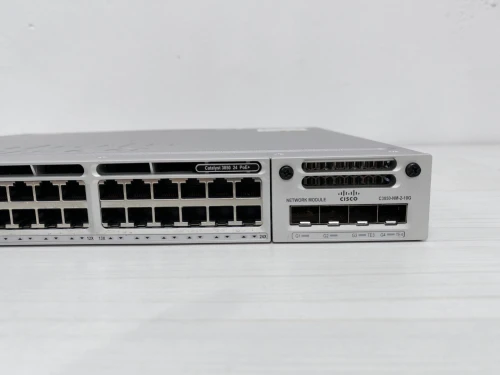 Switch Cisco Catalyst WS-C3850-24P-E | 24 Ports Gigabit PoE+ | 2x SFP+ | 2x SFP - Cisco Catalyst 3850