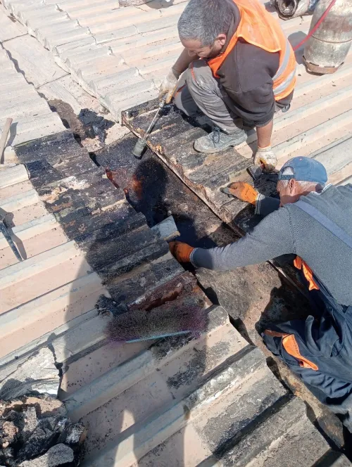 Travaux d'étanchéité des terrasses 
