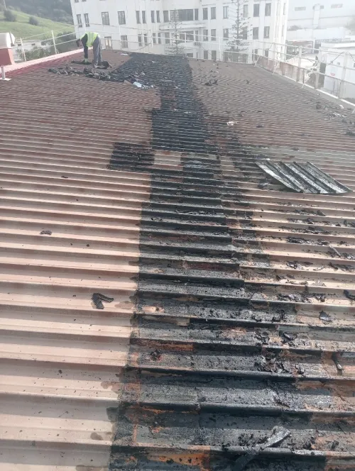 Travaux d'étanchéité des terrasses 