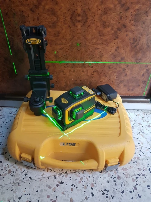 Niveau laser Spectra 3 Fusseaux vert 