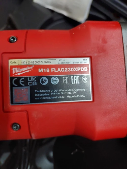 Meleuse Milwaukee 230mm 18v 12Ah (BL-2022)