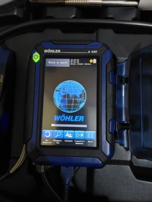 Analyseur de combustion digital WOHLER A450