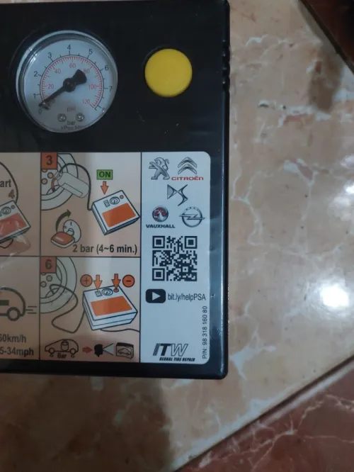 Mini compresseur 12v 5bar (Original - Kaba)