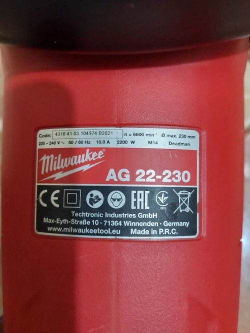 Meleuse Milwaukee 2200w
