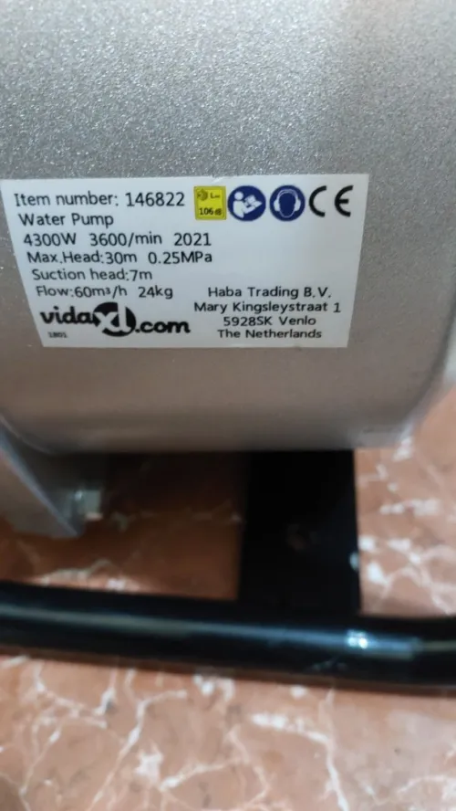 Water pump VidaXL 4300w