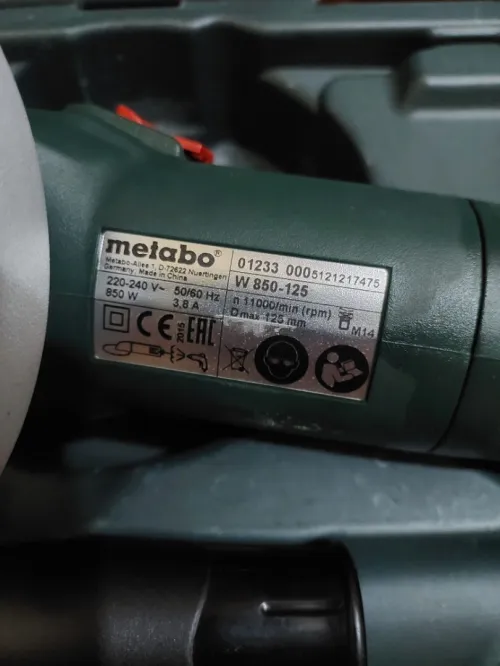 Meleuse Métabo 125mm