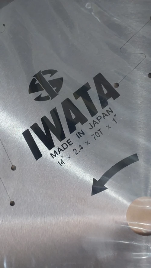 Disque à coupé IWATA (Japan)