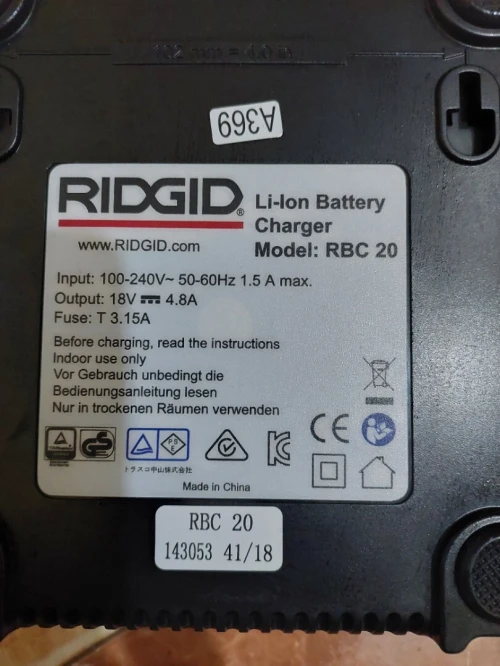 Chargeur rapide REGID (Virax) 18v