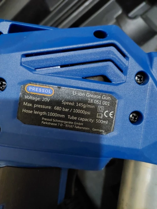 Pompe à graisse PRESSOL 18V (Germany)