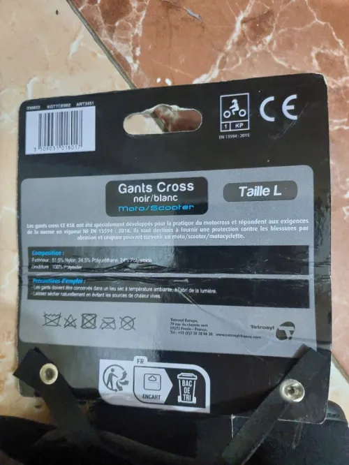 Gants Cross (Moto / Scooter) taille L
