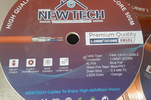 Câbles CR1 C1 & C2 résistants au feu et certifiés Newtech
