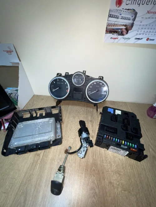 Kit demarage 207 essence ( ECU-BSI-CLÉ-compteur )