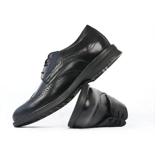 chaussure classique derby en cuire véritable