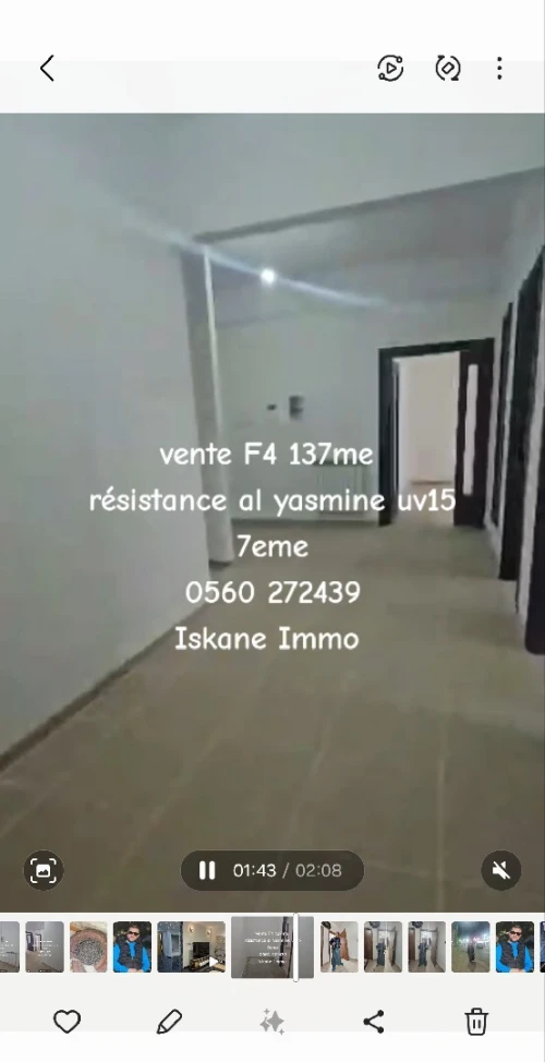 Vente Appartement F4 Constantine El khroub