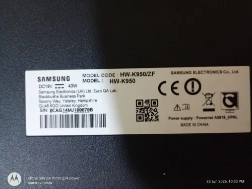 Barre de son Samsung