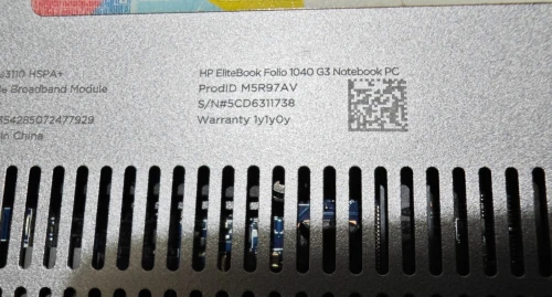 HP EliteBook Folio 1040 G3