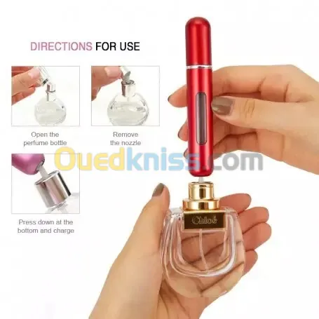 Flacon De Parfum Rechargeable 10 Ml قارورة عطر قابلة لإعادة التعبئة