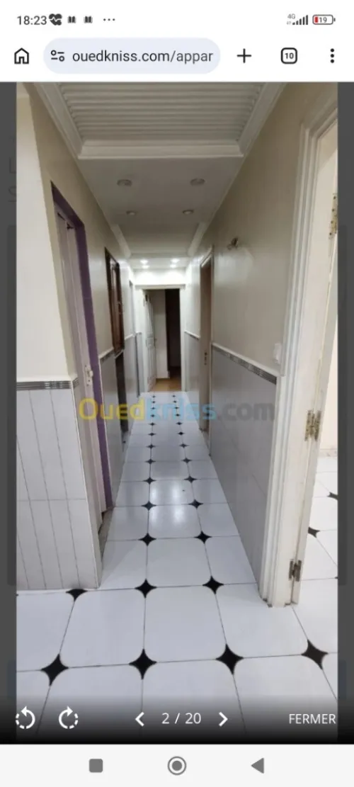 Location Appartement F3 Alger Hydra