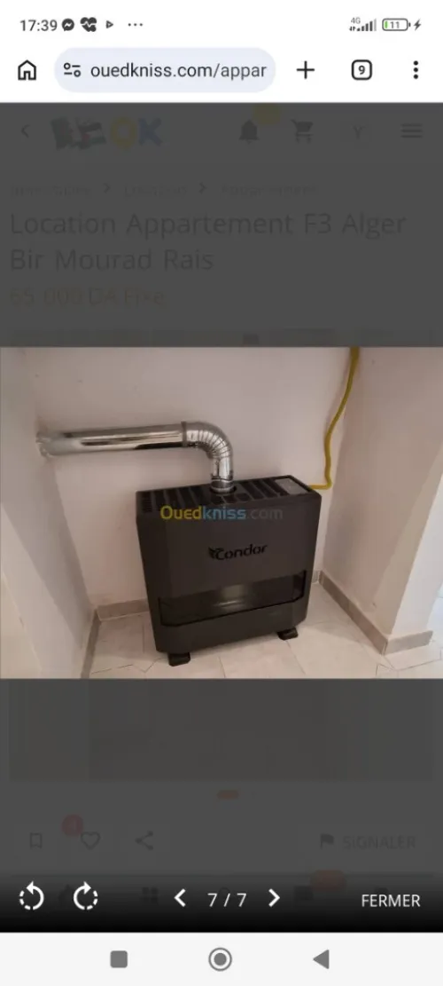 Location Appartement F3 Alger Kouba
