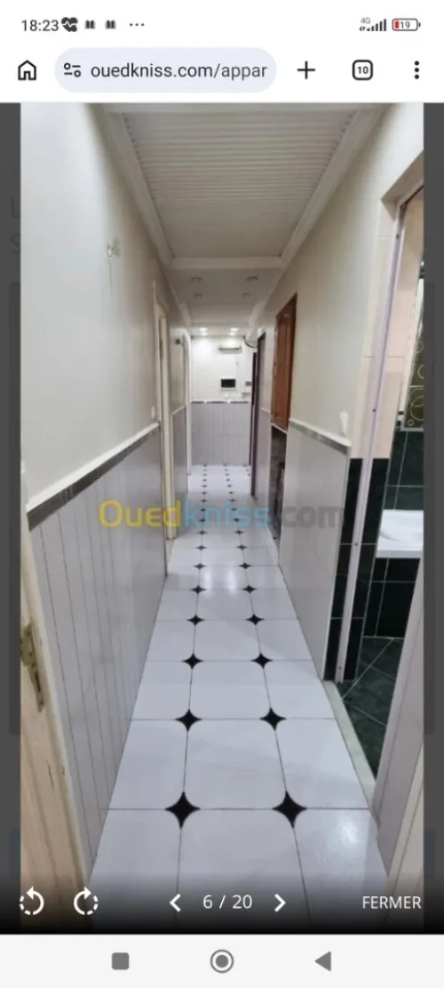 Location Appartement F3 Alger Hydra