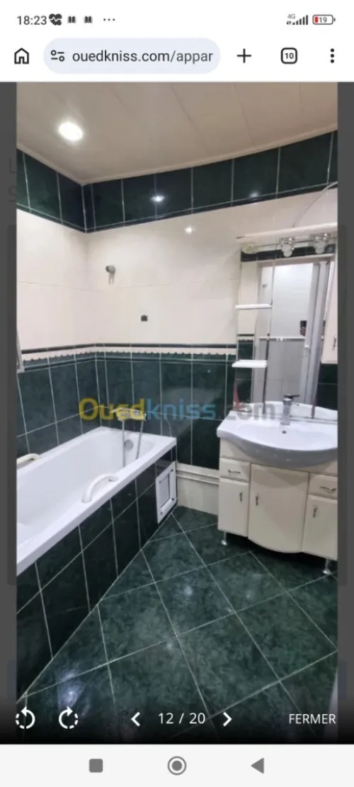 Location Appartement F3 Alger Hydra