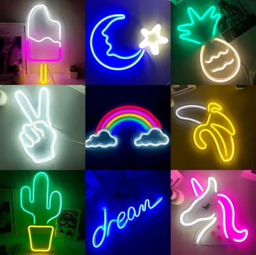 صناعة وتصميم لافتات النيون الإشهارية Neon LED Sign Manufacturer