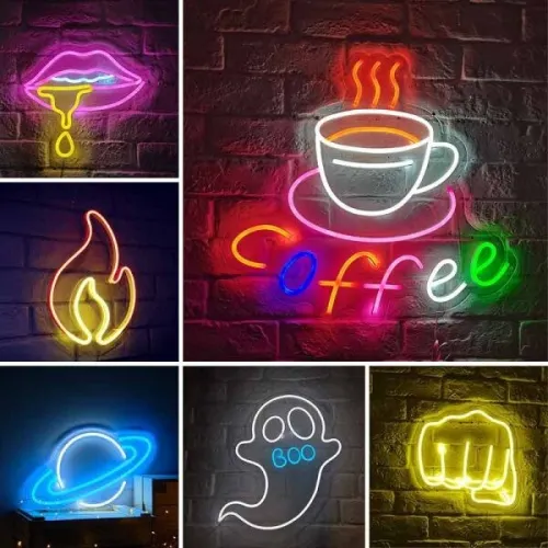 صناعة وتصميم لافتات النيون الإشهارية Neon LED Sign Manufacturer