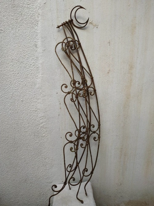 Ancien lit  en fer forgé