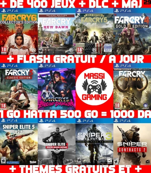 INSTALLATION JEUX DIAL PS4 FLASHÉE 9.X & 11.00 & 12.X & 13.00 (+ FLASH GRATUIT + DLC + MISE A JOUR)