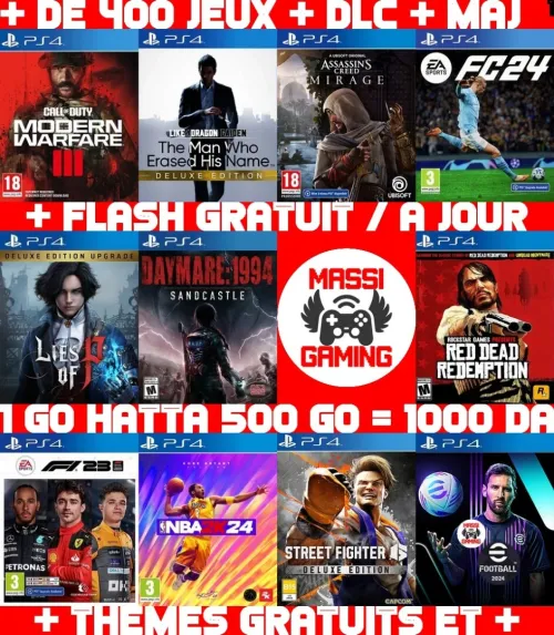 INSTALLATION JEUX DIAL PS4 FLASHÉE 9.X & 11.00 & 12.X & 13.00 (+ FLASH GRATUIT + DLC + MISE A JOUR)