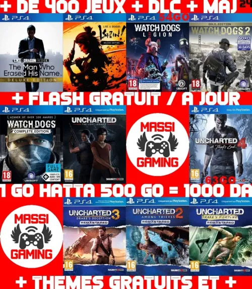 INSTALLATION JEUX DIAL PS4 FLASHÉE 9.X & 11.00 & 12.X & 13.00 (+ FLASH GRATUIT + DLC + MISE A JOUR)