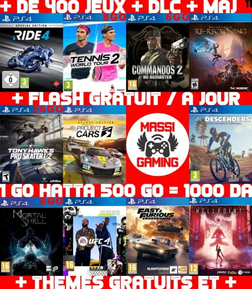 INSTALLATION JEUX DIAL PS4 FLASHÉE 9.X & 11.00 & 12.X & 13.00 (+ FLASH GRATUIT + DLC + MISE A JOUR)
