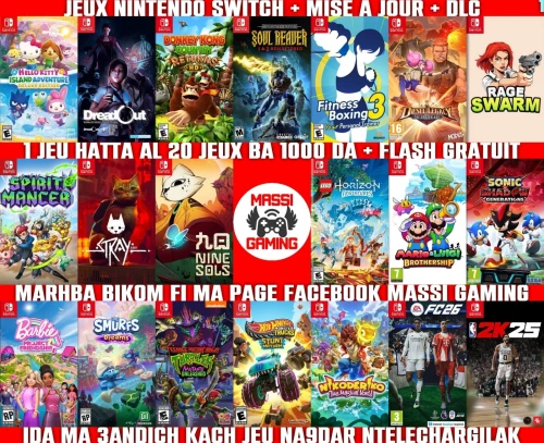 INSTALLATION JEUX NINTENDO SWITCH FLASHÉE / PUCÉE (+ FLASH GRATUIT + DLC + MISE A JOUR)