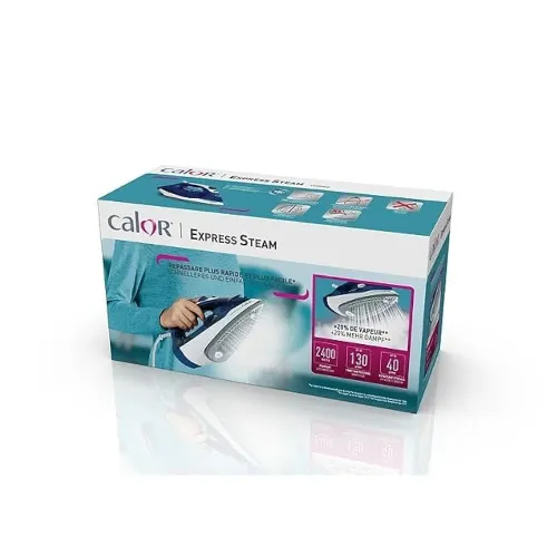 Calor Fer a repasser Calor Express 2400 Watts   Bleu blanc