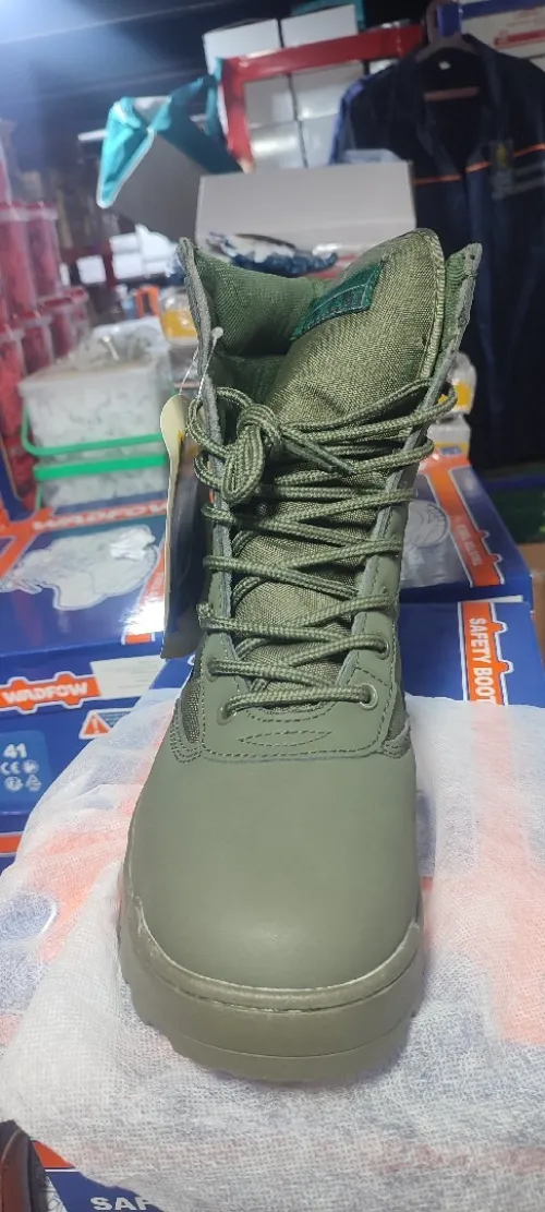 Godasse magnum vert militaire 