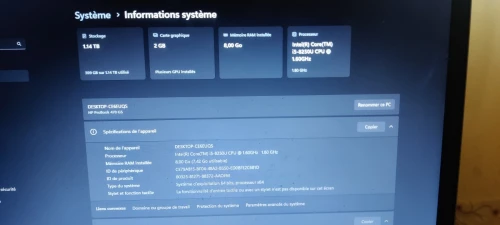 HP ProBook 470 i5 8eme géneration